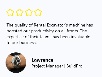 Rental Excavator