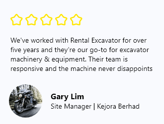 Rental Excavator